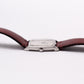 [Serviced] 11960s Universal Genève Straight Grain Silver Roman Dial Men's Mechanical Wrist Watch