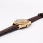 [Serviced] 1970s Tissot PR-516 Automatic Straight Grain Golden Dial Men's Wrist-Watch