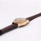 [Serviced] 1970s Tissot PR-516 Automatic Straight Grain Golden Dial Men's Wrist-Watch