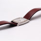 [Serviced] 11960s Universal Genève Straight Grain Silver Roman Dial Men's Mechanical Wrist Watch
