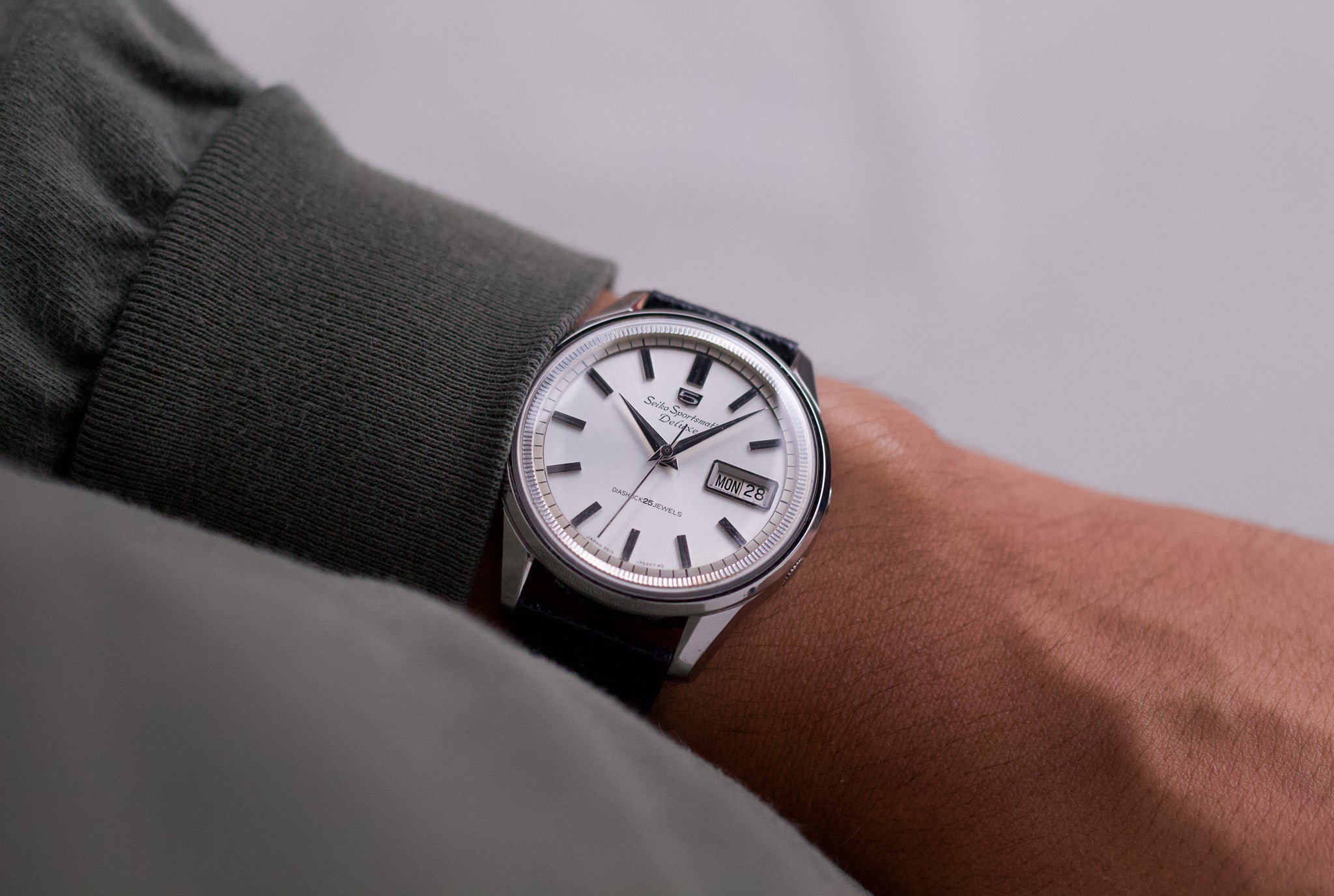 Serviced] 1965 Seiko Sportsmatic Deluxe Silver Sunburst Dial Men's