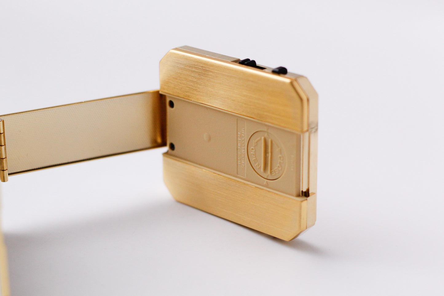 [New Old Stock] 1980s Seiko Quartz Travel Alarm W/Box & Papers