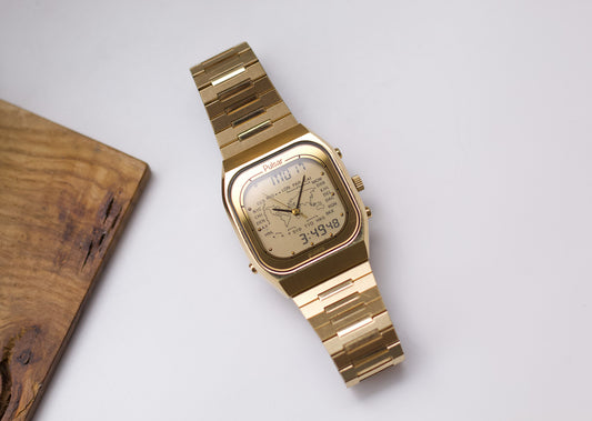 1992 Pulsar Quartz Ana-Digi World Time Dial Men's Wrist-Watch