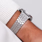 1980 Pulsar Quartz Textured Silver Dial Men's Wrist-Watch