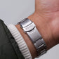 1996 Seiko AGS Kinetic Orange Sunburst Dial Men's Wrist-Watch