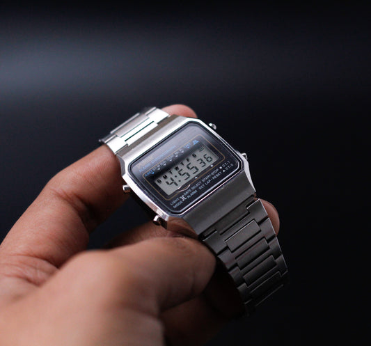 1991 Pulsar Quartz Digital Alarm-Chronograph Men's Wrist-Watch
