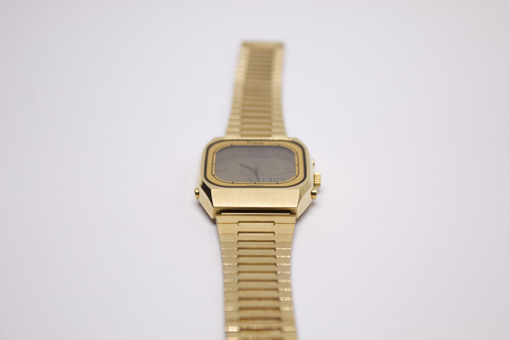 1992 Pulsar Quartz Ana-Digi World Time Dial Men's Wrist-Watch