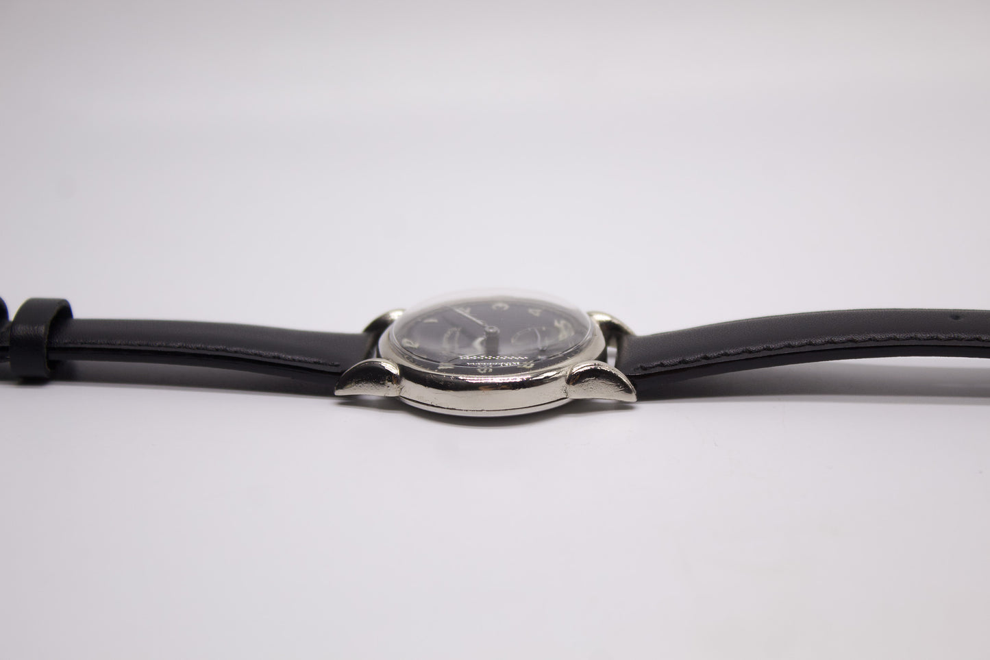 [Serviced] 1950s Services Continental Mechanical Black Dial Men's Wrist-Watch