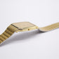 1997 Pulsar 'Tank' Quartz Golden Dial Men's Wrist-Watch