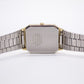 1997 Pulsar 'Tank' Quartz Golden Dial Men's Wrist-Watch