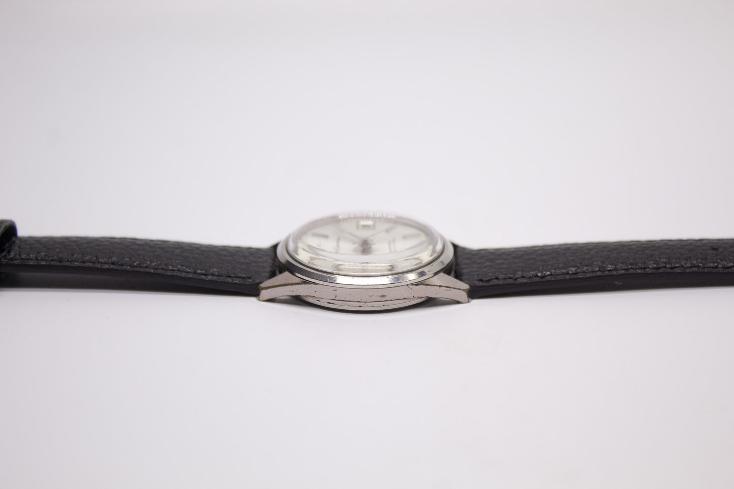 [Serviced] 1966 Seiko Sportsman Seahorse Silver Sunburst Dial Men's Wrist-Watch