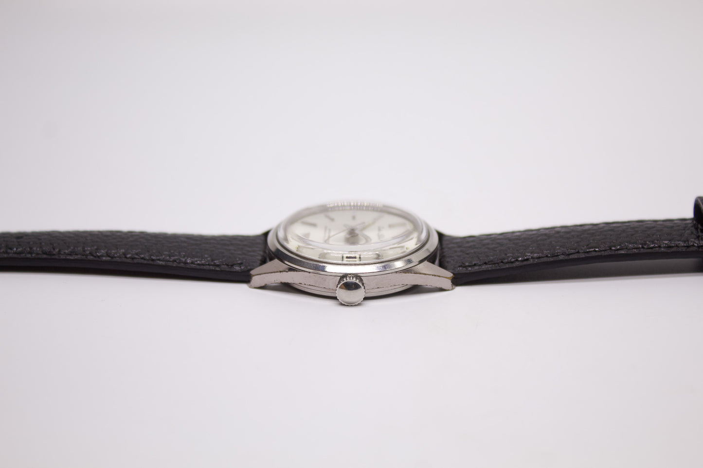 [Serviced] 1966 Seiko Sportsman Seahorse Silver Sunburst Dial Men's Wrist-Watch