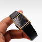 1991 Seiko Quartz Charcoal Dial Tank Men's Wrist-Watch