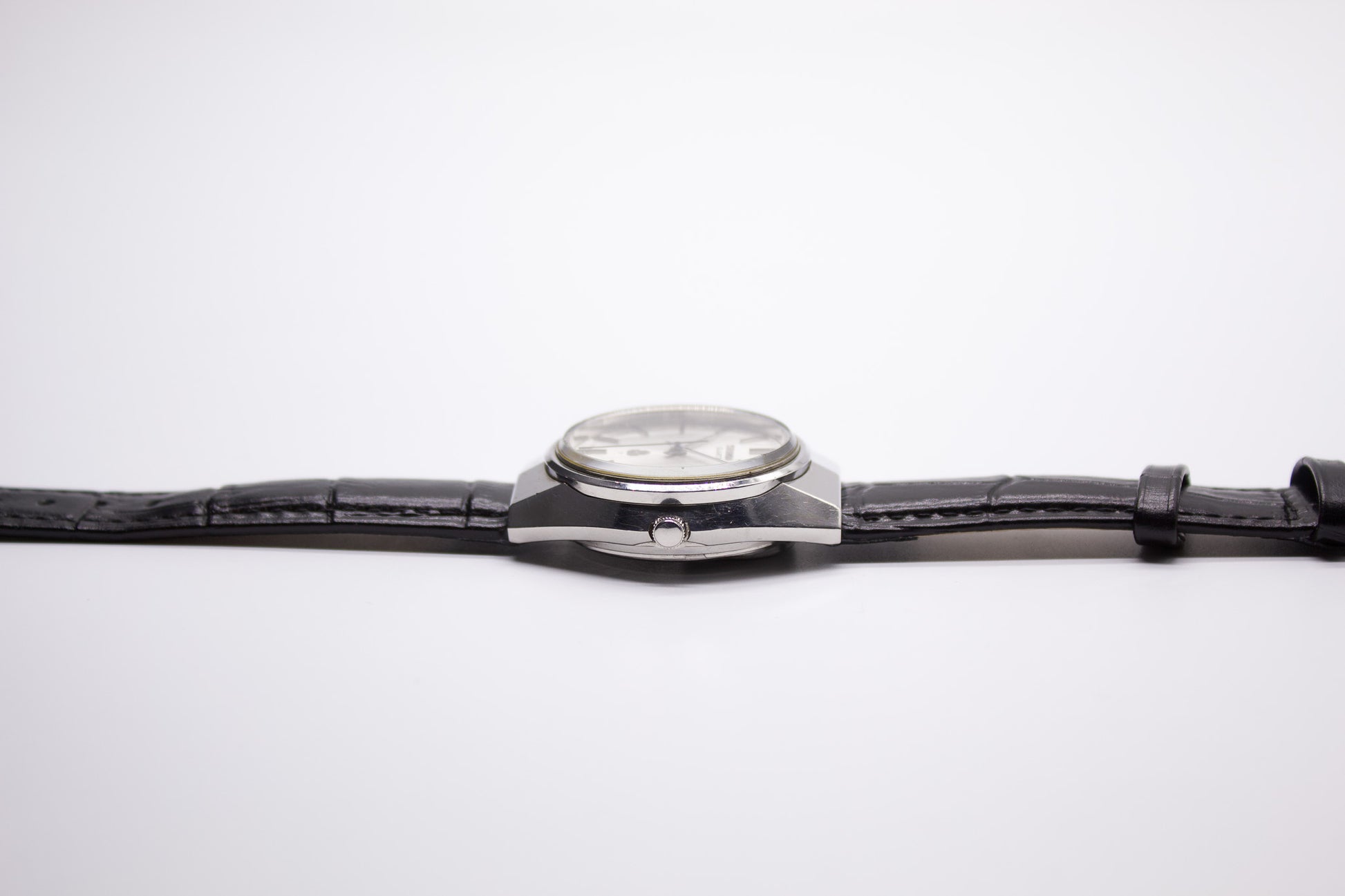 1973 Seiko 'Baby Astron' Silver Sunburst Dial Early Quartz Era