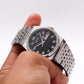 2000 Seiko Quartz Matte Black Dial Men's Wrist-Watch