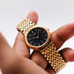 1997 Citizen CQ Quartz Inky Black Dial Ladies' Wrist-Watch