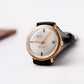 [Serviced] 1960s Gruen Autowind Mechanical Silver Sunburst Dial Men's Wrist-Watch