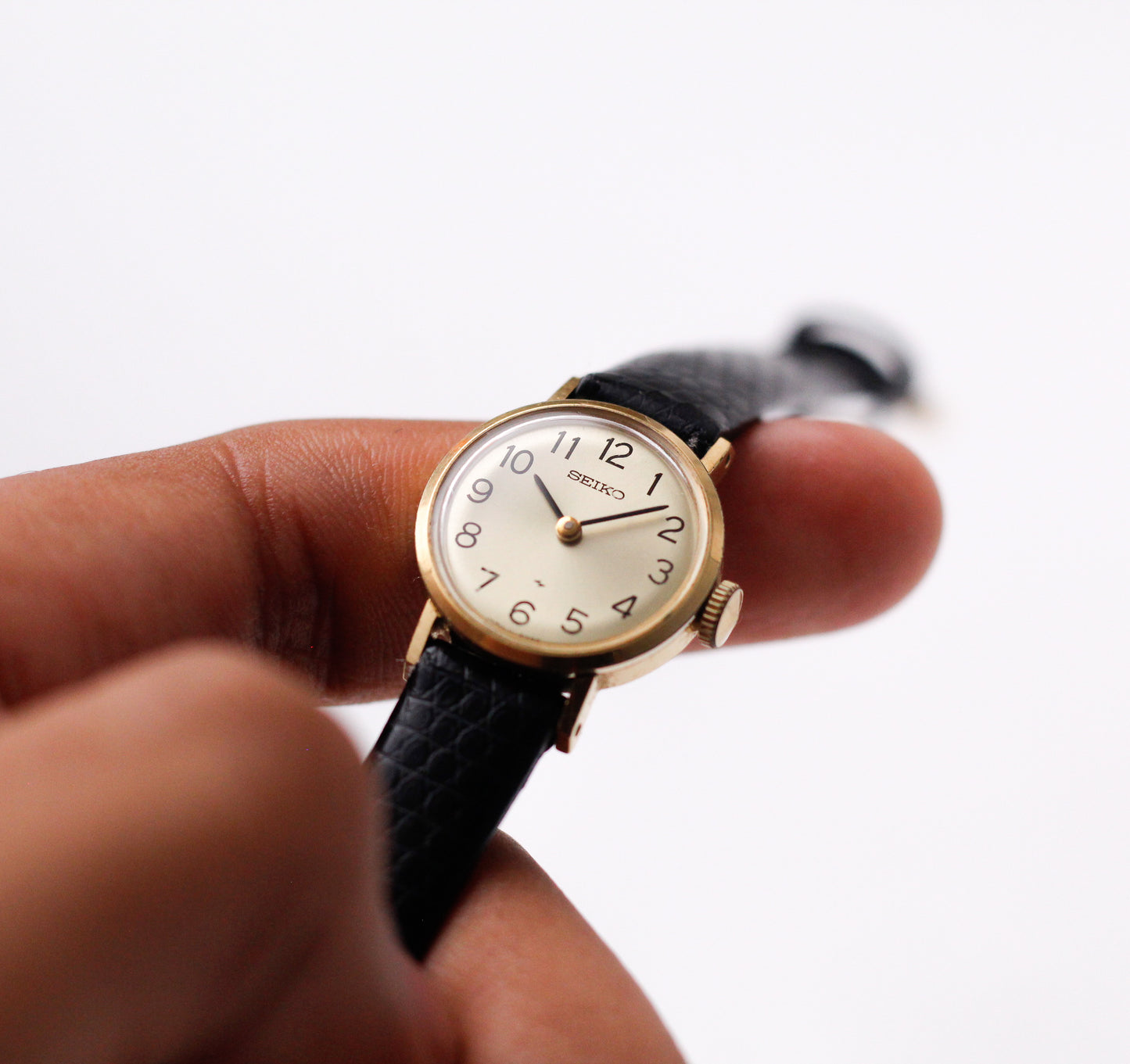 1970 Seiko Mechanical Golden Champagne Dial Ladies' Wrist-Watch