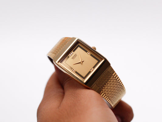 1984 Seiko Quartz Brilliant Golden Tank Men's Wrist-Watch