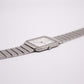 1988 Seiko Quartz Tank Tapestry White Dial Men's Wrist-Watch