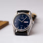 1990s Citizen Quartz Marine Blue Dial Men's Wrist-Watch
