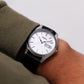 2003 Seiko Quartz Straight Grain Dial Men's Wrist-Watch