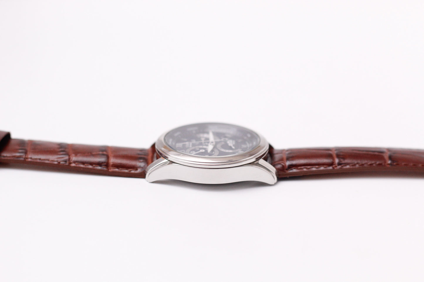 2005 Citizen Eco-Drive Perpetual Calendar Metallic Purple Dial Men's Wrist-Watch
