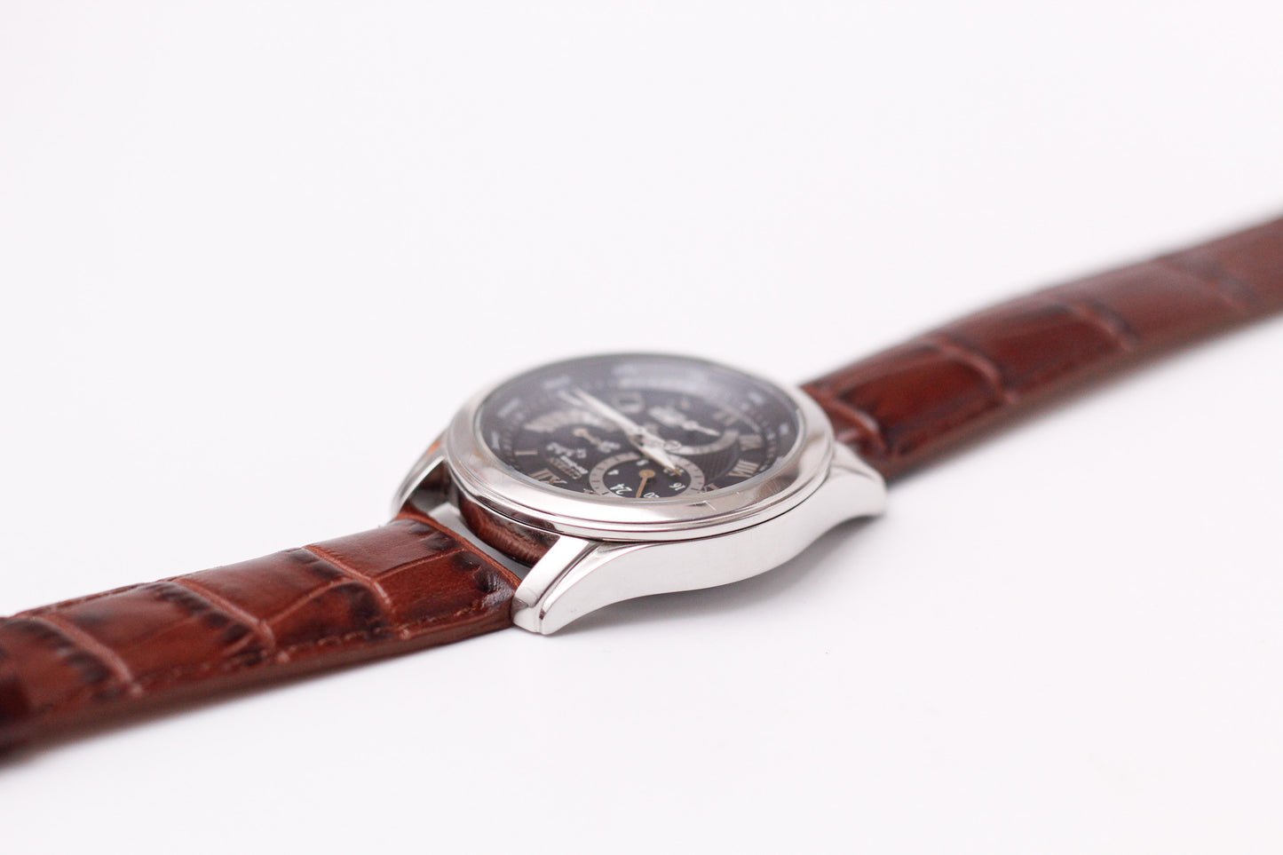 2005 Citizen Eco-Drive Perpetual Calendar Metallic Purple Dial Men's Wrist-Watch