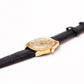 [Serviced] 1970s Bucherer Chronometer Straight Grain Golden Dial Men's Wrist-Watch