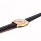 [Serviced] 1970s Bucherer Chronometer Straight Grain Golden Dial Men's Wrist-Watch