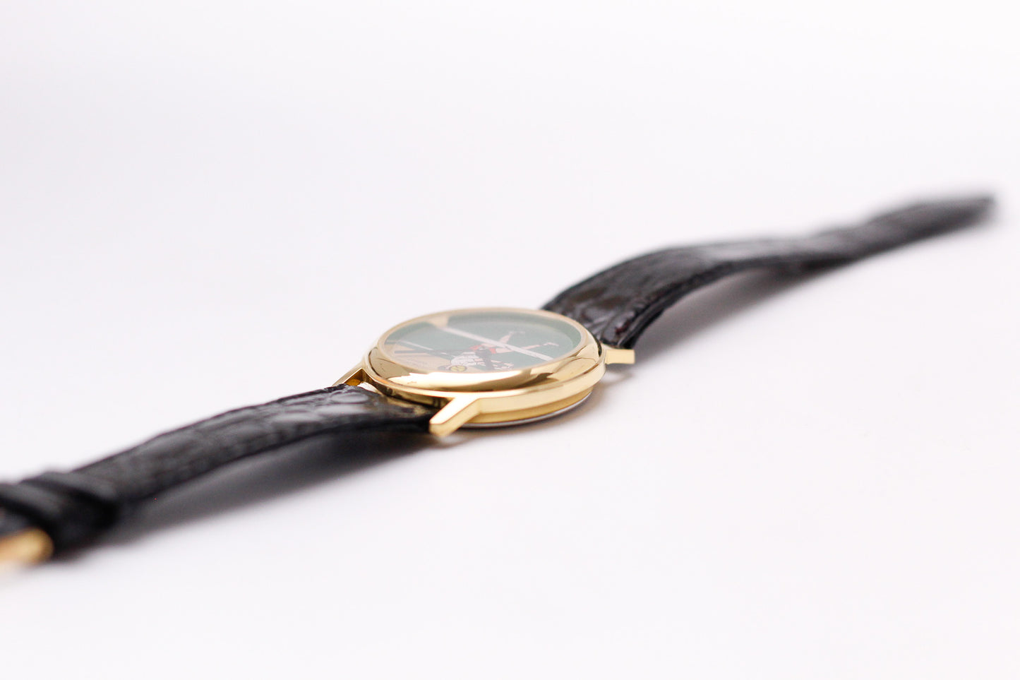 [Near Mint] 1990s Arenix Quartz Moving Tennis Ball Dial Men's Wrist-Watch
