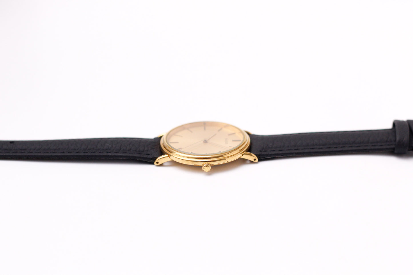 2005 Pulsar Quartz Golden Sunburst Dial Men's Wrist-Watch