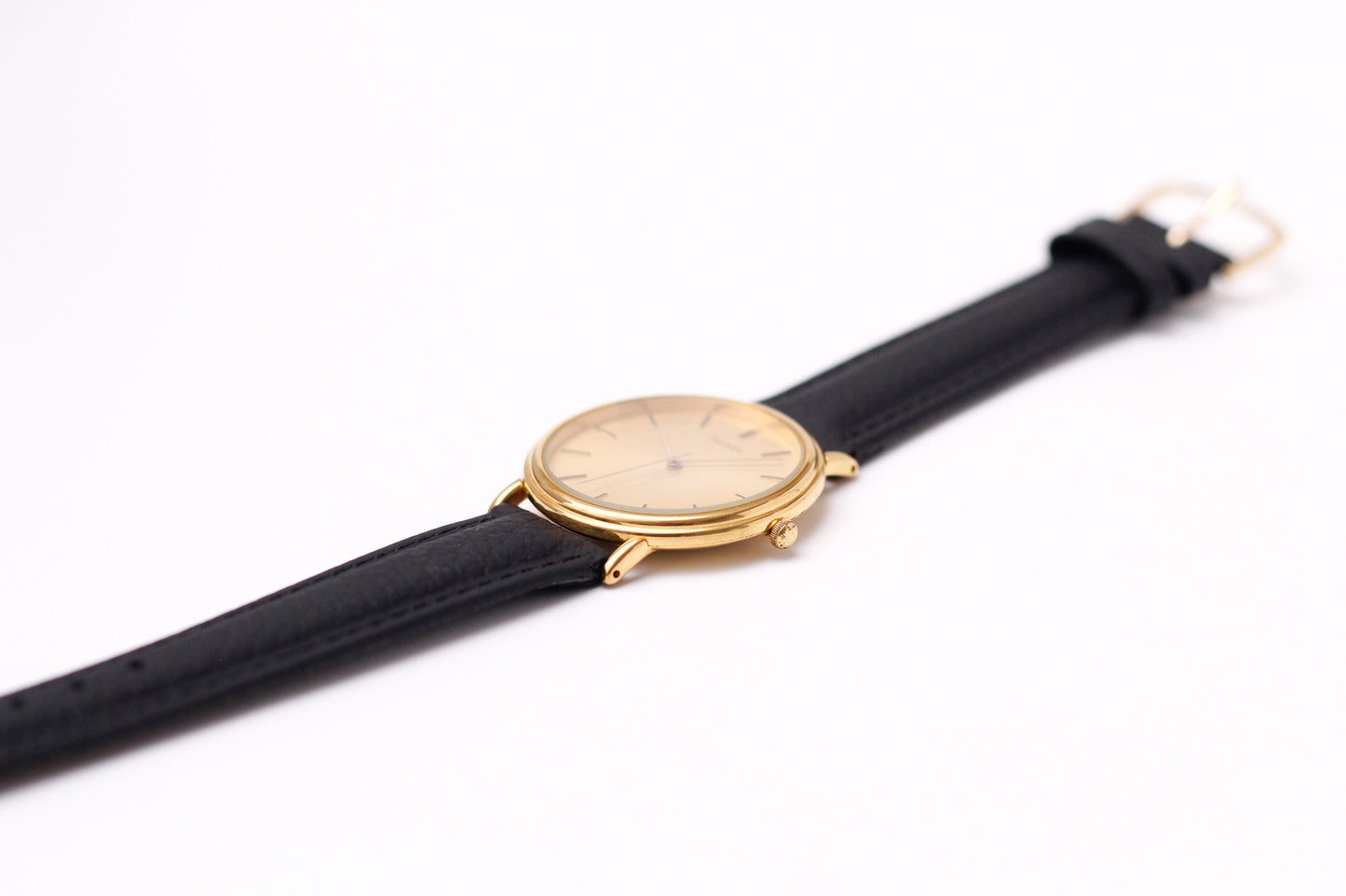 2005 Pulsar Quartz Golden Sunburst Dial Men's Wrist-Watch