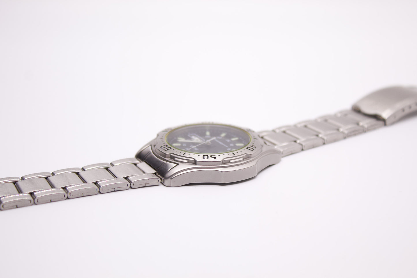 1995 Alba 'Baby Explorer' Inky Black Dial Men's Wrist-Watch