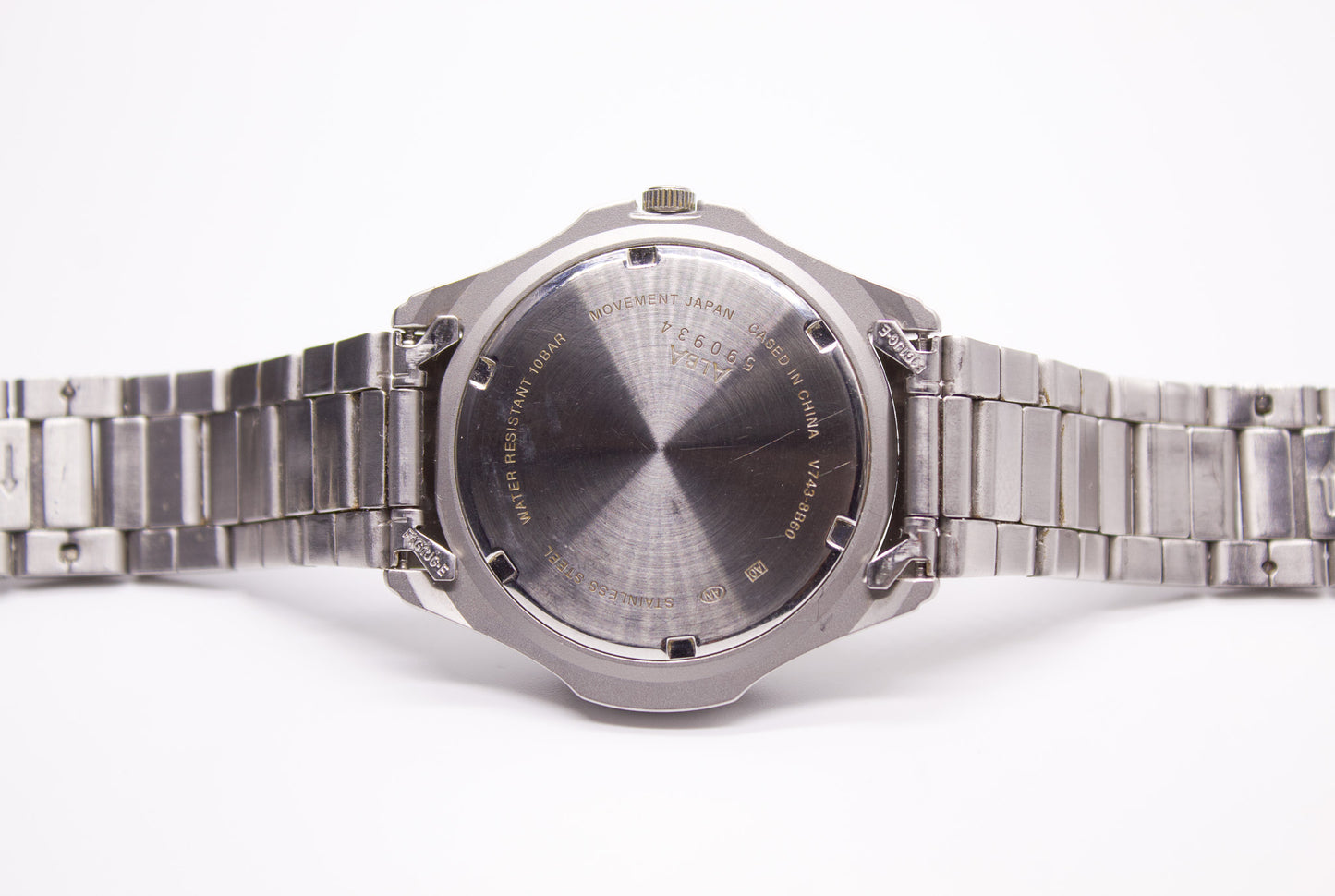 1995 Alba 'Baby Explorer' Inky Black Dial Men's Wrist-Watch
