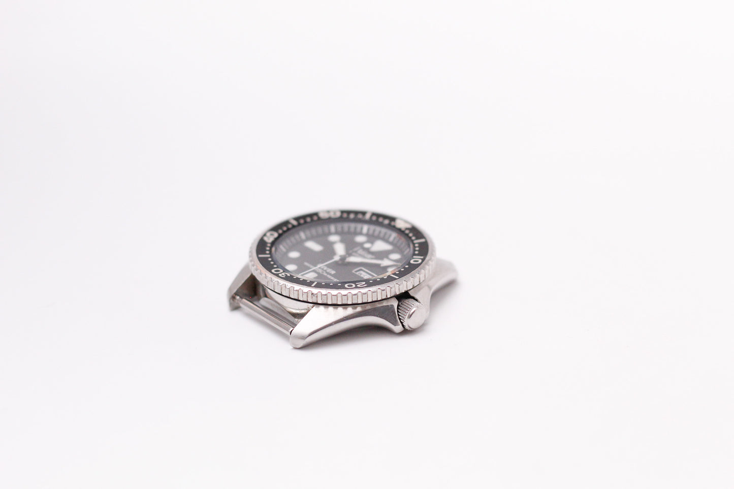 1981 Pulsar Quartz Diver Matte Black Dial Men's Wrist-Watch