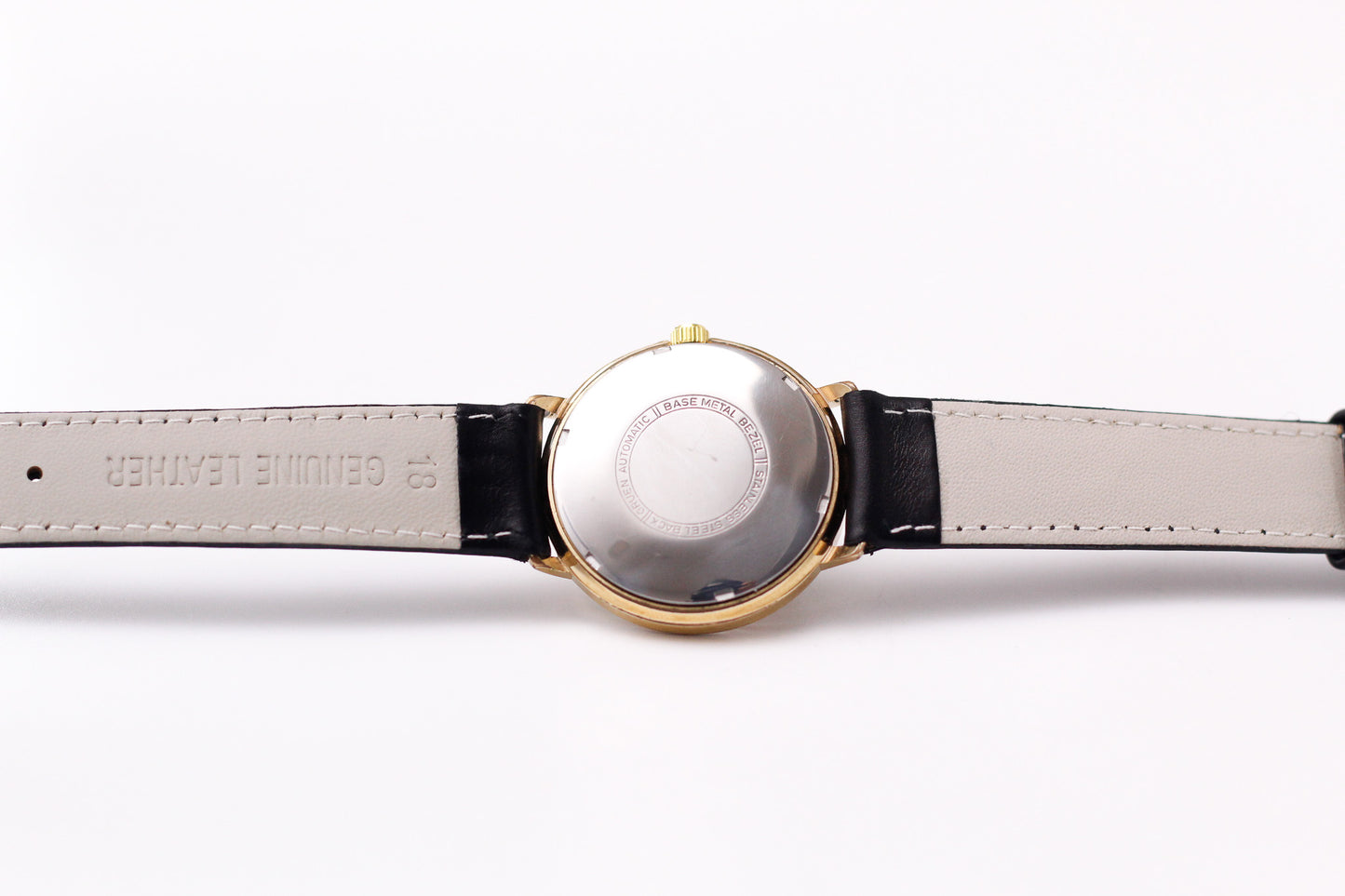[Serviced] 1960s Gruen Autowind Mechanical Silver Sunburst Dial Men's Wrist-Watch