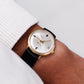 [Serviced] 1960s Gruen Autowind Mechanical Silver Sunburst Dial Men's Wrist-Watch