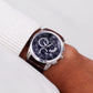 2005 Citizen Eco-Drive Perpetual Calendar Metallic Purple Dial Men's Wrist-Watch
