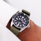 1981 Pulsar Quartz Diver Matte Black Dial Men's Wrist-Watch