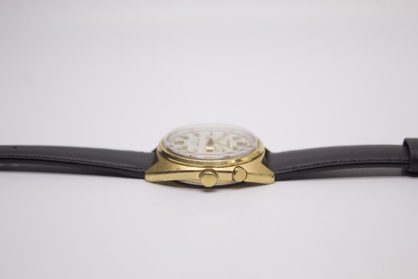 [Serviced] 1973 Seiko Bell-Matic Silver Linen Dial Men's Wrist-Watch