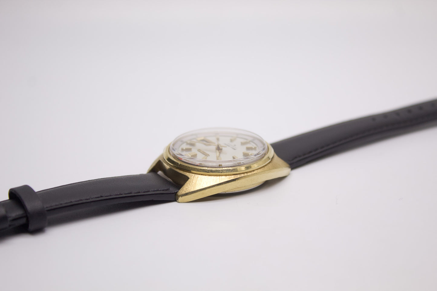 [Serviced] 1973 Seiko Bell-Matic Silver Linen Dial Men's Wrist-Watch