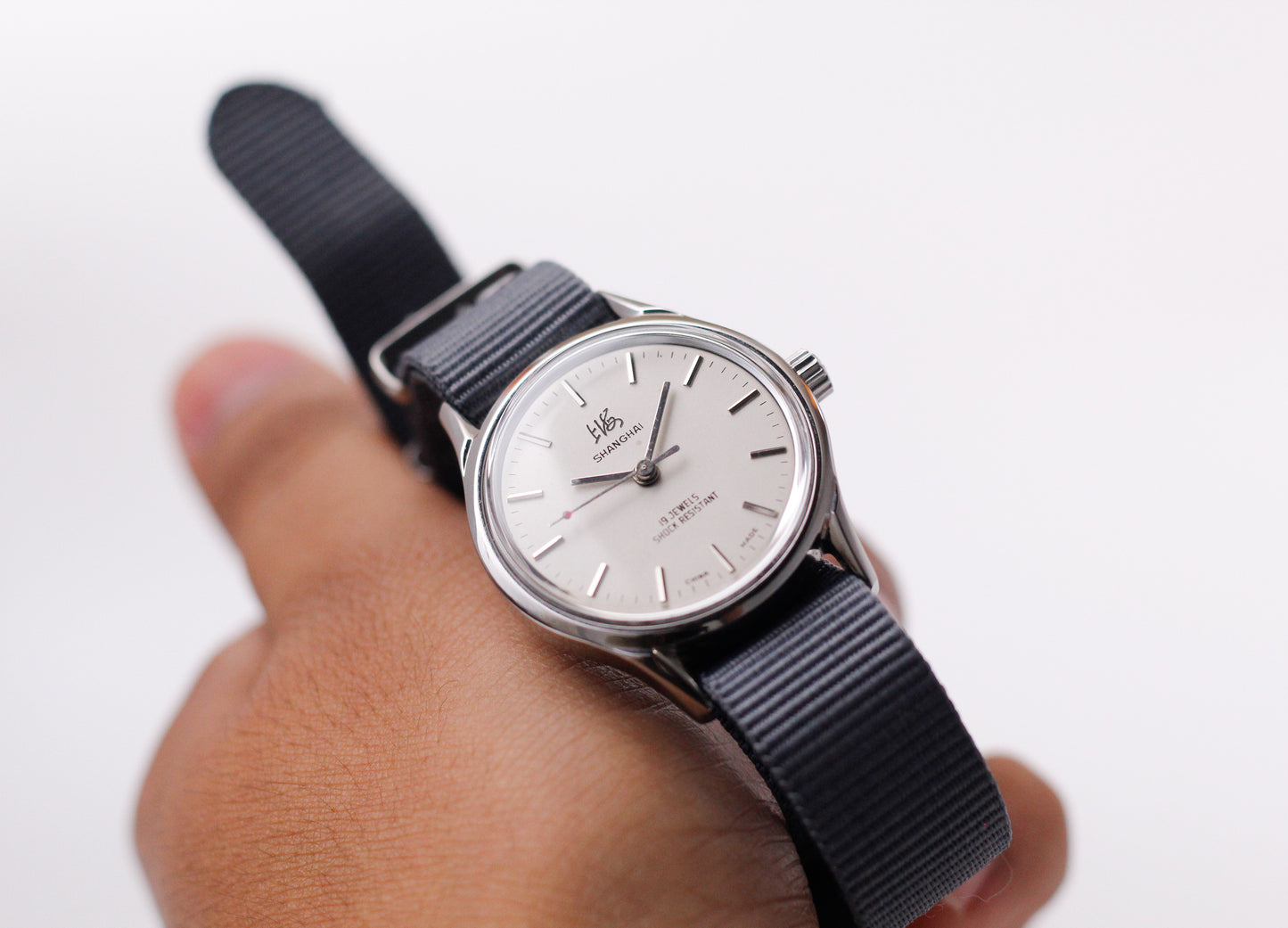 Shanghai Mechanical Light Cream Dial Men's Wrist-Watch