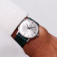 [Serviced] 1960s Universal Genève Compact Mechanical Radiant Silver Sunburst Dial Men's Wrist-Watch