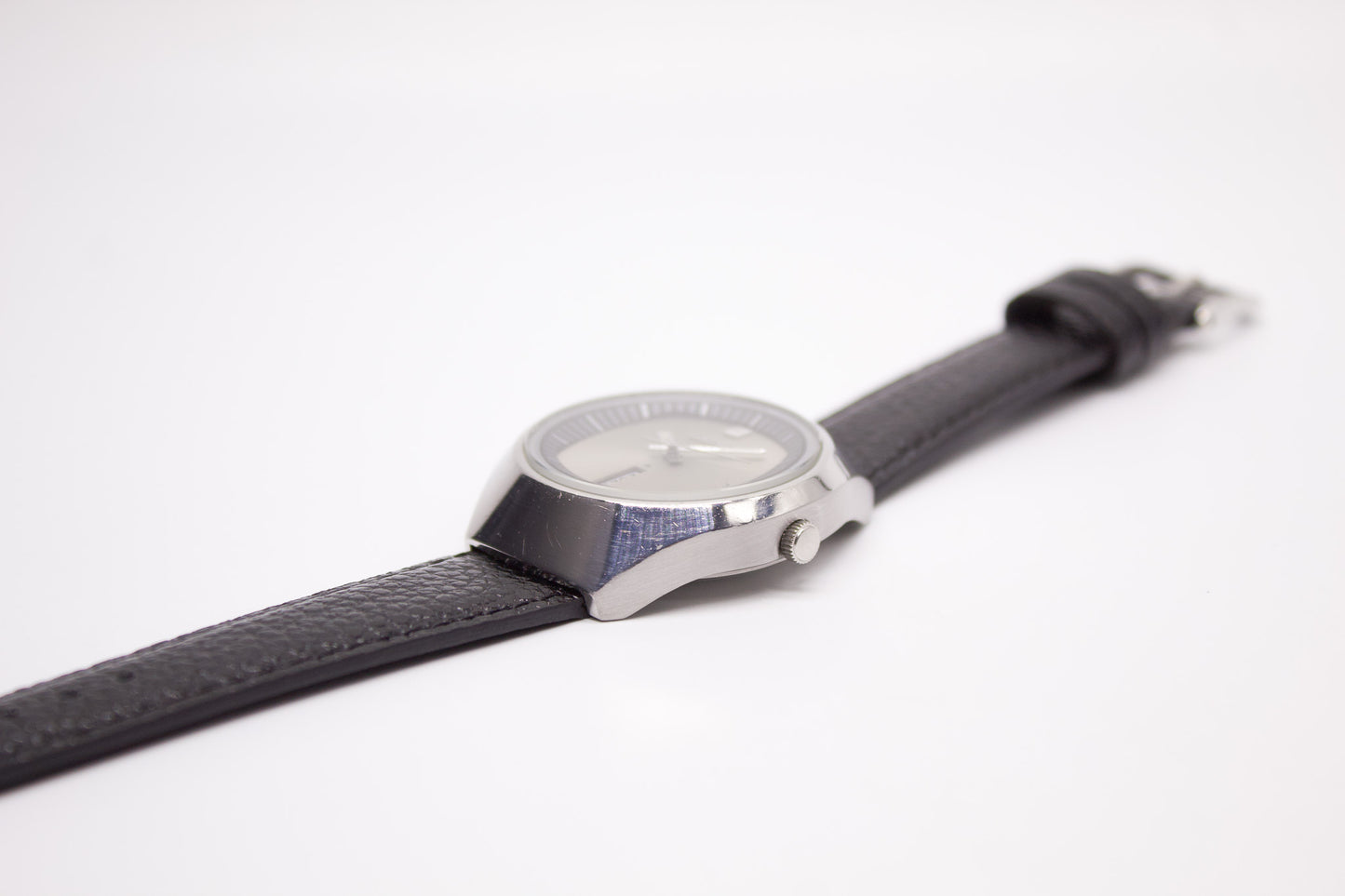 [Serviced] 1978 Seiko Automatic Gray Sunburst Dial Men's Wrist-Watch