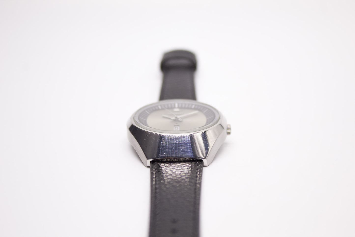 [Serviced] 1978 Seiko Automatic Gray Sunburst Dial Men's Wrist-Watch