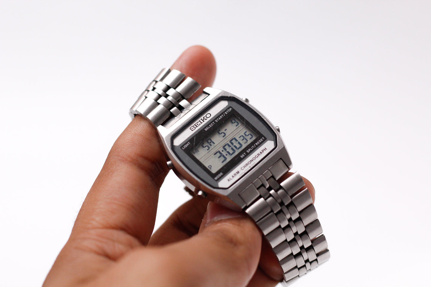 1985 Seiko Digital Chronograph-Alarm Men's Wrist Watch