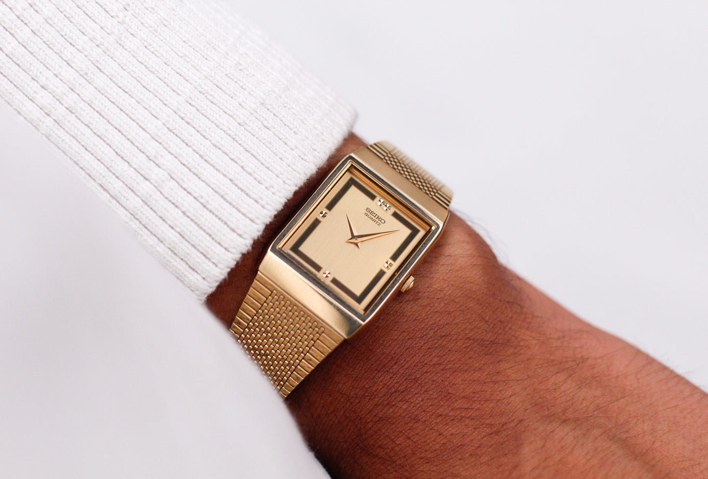 1984 Seiko Quartz Brilliant Golden Tank Men's Wrist-Watch