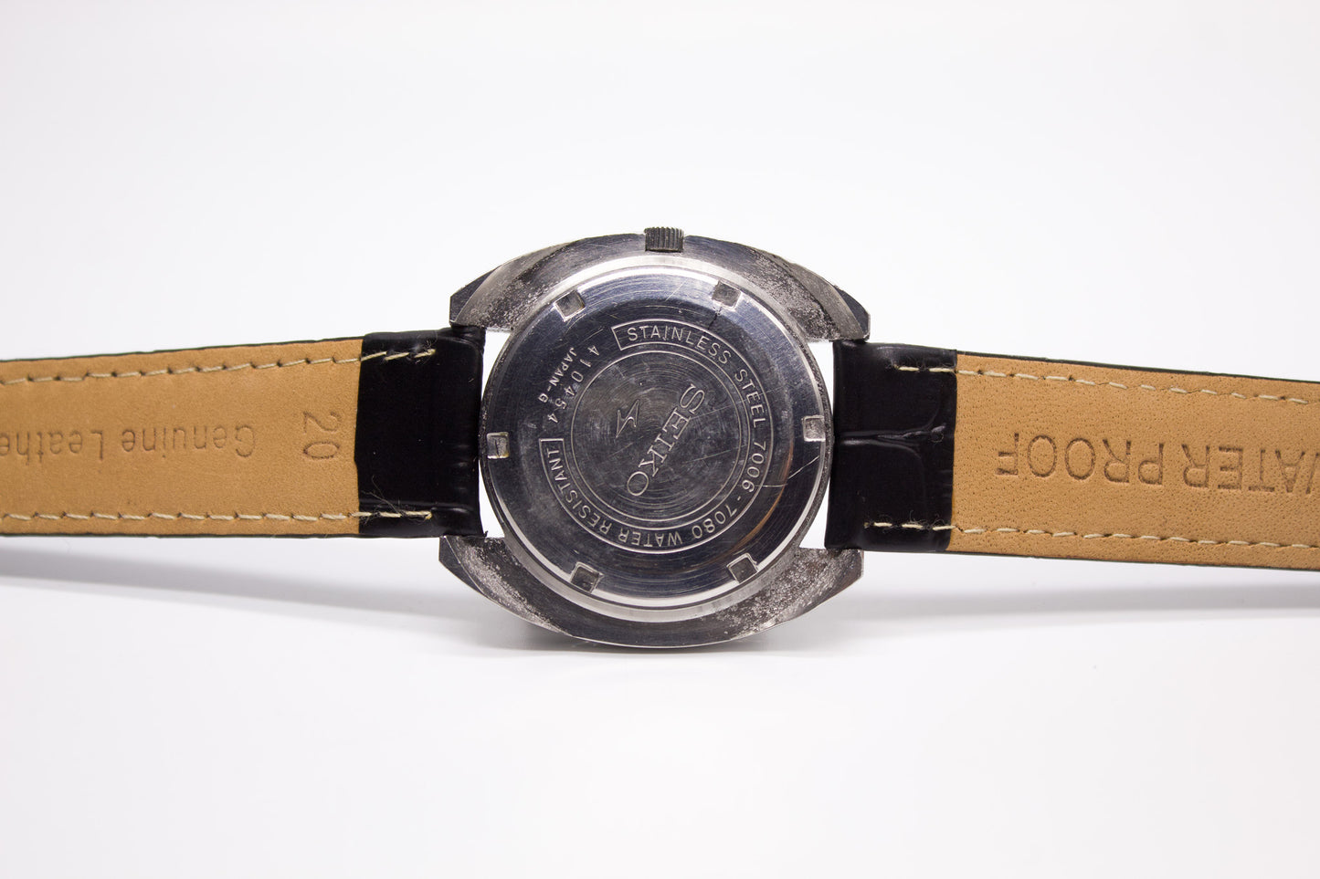 [Serviced] 1974 Seiko Automatic Deep Lilac Straight Grain Dial Men's Wrist-Watch