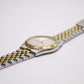 1990s Citizen Baby 'Day-Date' Silver Dial Two Tone Men's Wrist Watch